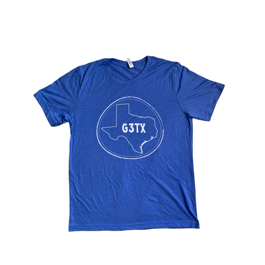 Circle G3TX Logo Tee - Columbia Blue