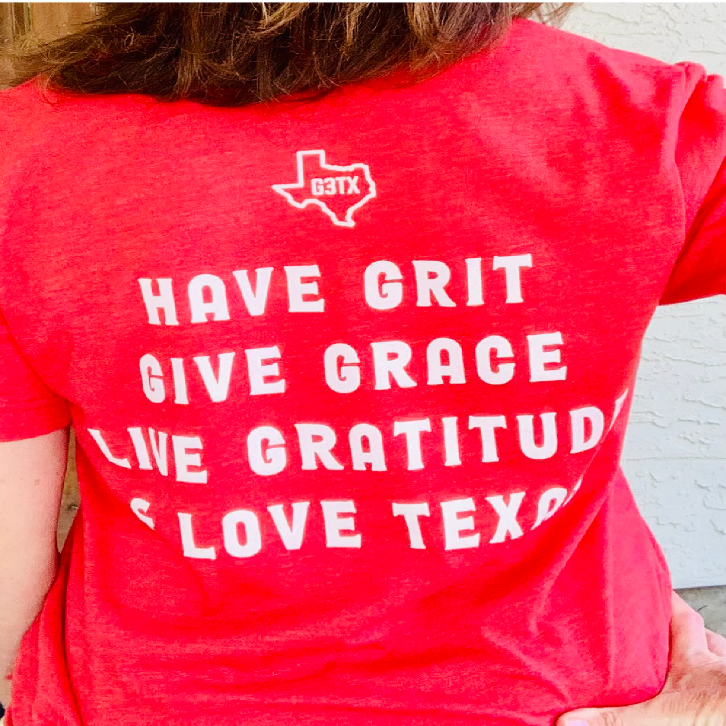 Grit Grace & Gratitude, Texas Est. 2021 - Heather Red